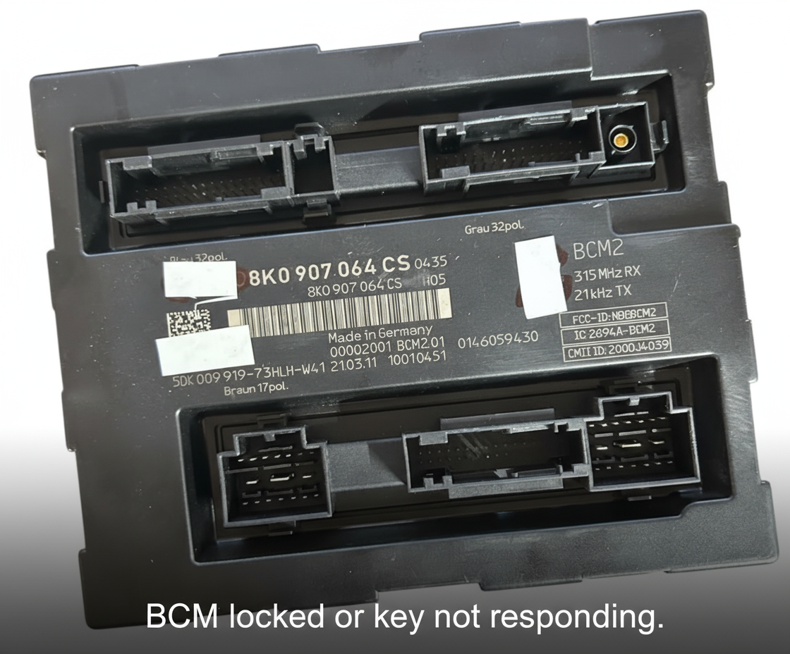 Audi BCM Body Control Module - located in trunk